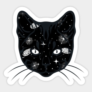 Space cat Sticker